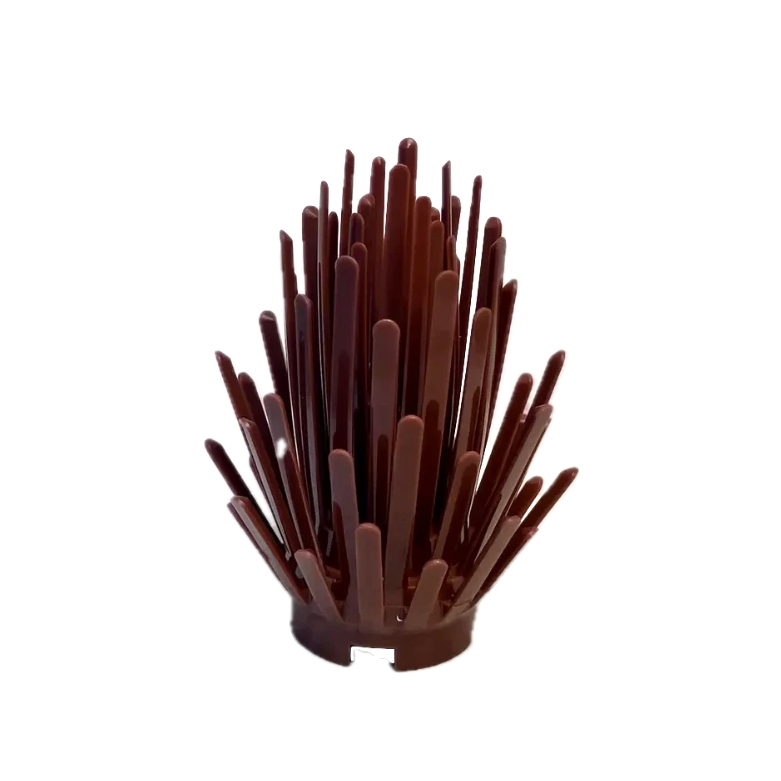 LEGO 6064 Plant Prickly Bush 2 x 2 x 4 (Reddish Brown)