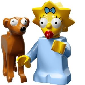 LEGO 71009 Minifigures Simpsons Seri 2 Maggie and Santa’s Little Helper (2. El)