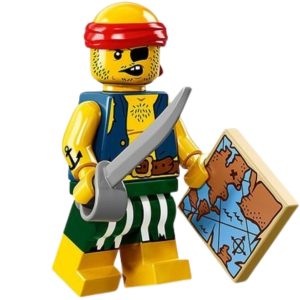 LEGO 71013 Collectible Minifigures Seri 16 Scallywag Pirate (2. El)
