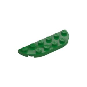 LEGO 18980 Plate Round Corners 2 x 6 Double (Green)