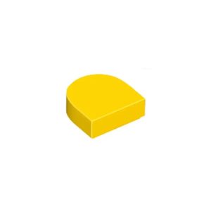 LEGO 24246 Tile 1 x 1 Half Circle (Yellow)