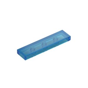 LEGO 2431 Tile 1 x 4 with Groove (Transparent Dark Blue)