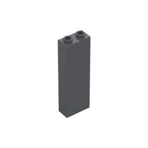 LEGO 2454 Brick 1 x 2 x 5 with Hollow Studs (Black)