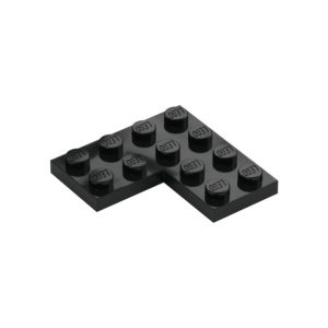LEGO 2639 Plate 4 x 4 Corner (Black)