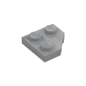 LEGO 26601 Wedge Plate 2 x 2 Cut Corner (Light Bluish Gray)