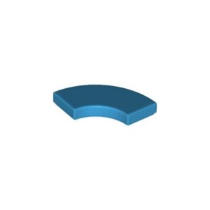 LEGO 27925 Tile 2 x 2 Curved, Macaroni (Dark Azure)