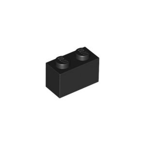 LEGO 3004 Brick 1 x 2 (Black)