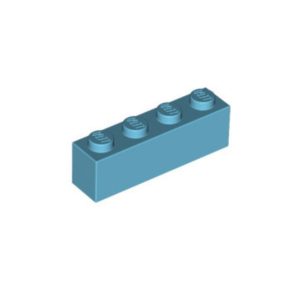 LEGO 3010 Brick 1×4 (Medium Azure)