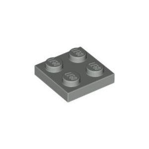 LEGO 3022 Plate 2 x 2 (Light Grey)