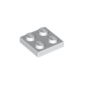 LEGO 3022 Plate 2 x 2 (White)