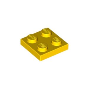 LEGO 3022 Plate 2 x 2 (Yellow)