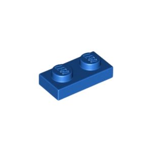 LEGO 3023 Plate 1 x 2 (Blue)