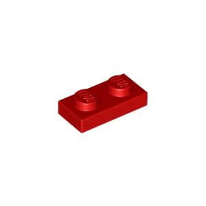 LEGO 3023 Plate 1 x 2 (Red)
