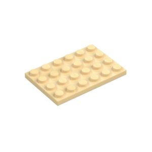 LEGO 3032 Plate 4 x 6 (Tan)