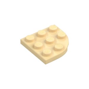 LEGO 30357 Plate Round Corner 3 x 3 (Tan) (2. El)