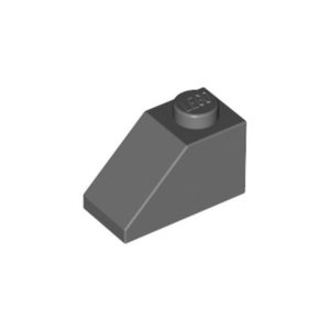 LEGO 3040 Slope 1 x 2 With Bottom Pin (45°) (Dark Bluish Gray)