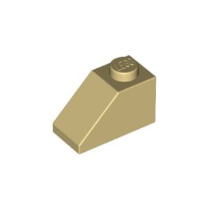 LEGO 3040 Slope 1 x 2 With Bottom Pin (45°) (Tan)