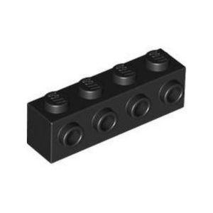 LEGO 30414 Brick Special 1 x 4 with 4 Studs on One Side (Black)