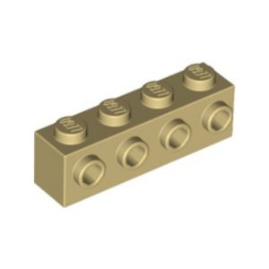 LEGO 30414 Brick Special 1 x 4 with 4 Studs on One Side (Tan) (2.El)