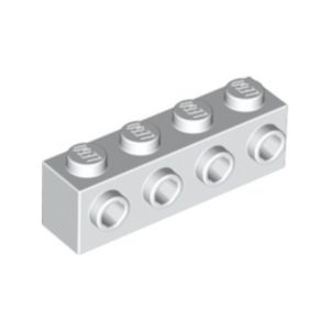 LEGO 30414 Brick Special 1 x 4 with 4 Studs on One Side (White)
