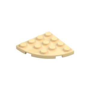 LEGO 30565 Plate Round Corner 4 x 4 (Tan) (2. El)