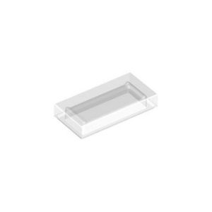 LEGO 3069 Tile 1 x 2 (Transparent Clear)