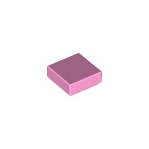 LEGO 3070 Tile 1 x 1 (Bright Pink)