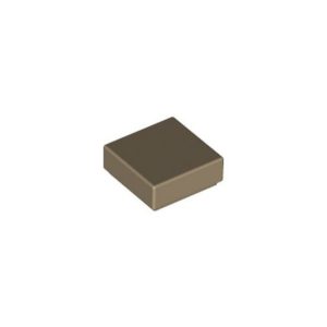 LEGO 3070 Tile 1 x 1 (Dark Tan)