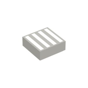 LEGO 3070bpr0213 Tile 1 x 1 with White Lines/Stripes Print