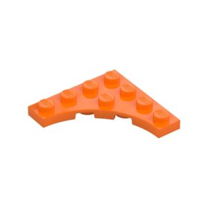 LEGO 35044 Plate Special 4 x 4 with 3 x 3 Quarter Round Cutout (Orange)