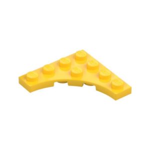 LEGO 35044 Plate Special 4 x 4 with 3 x 3 Quarter Round Cutout (Yellow)