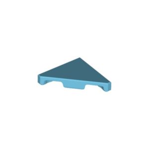 LEGO 35787 Tile 45° Cut 2 x 2 Triangle (Medium Azure)