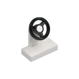 LEGO 3829 Steering Stand 1 x 2 with Black Steering Wheel