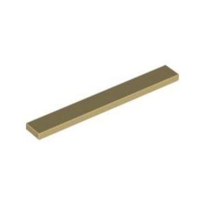 LEGO 4162 Tile 1 x 8 (Tan)