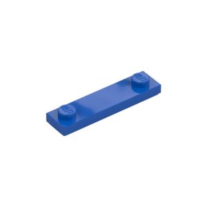 LEGO 41740 Plate Special 1 x 4 with 2 Studs with Groove New Underside (Blue)