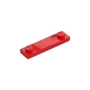 LEGO 41740 Plate Special 1 x 4 with 2 Studs with Groove New Underside (Red)