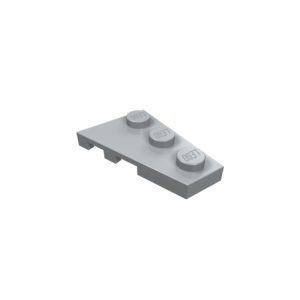 LEGO 43722 Wedge Plate 2 x 3 Wing Right (Light Bluish Gray)