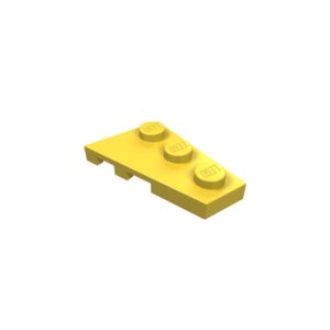 LEGO 43722 Wedge Plate 2 x 3 Wing Right (Yellow)