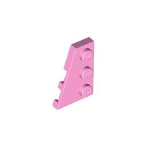LEGO 43723 Wedge Plate 2 x 3 Wing Left (Bright Pink)