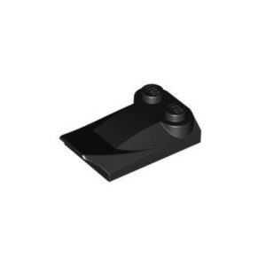 LEGO 47456 Slope 2 x 3 x 0.7 Curved with Wing (Black)