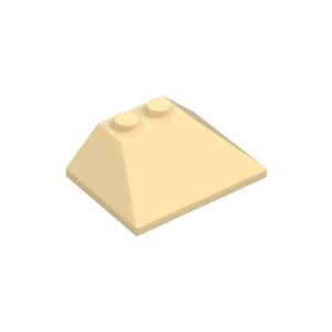 LEGO 4861 Slope 45° 3 x 4 Double / 33° (Tan) (2.El)