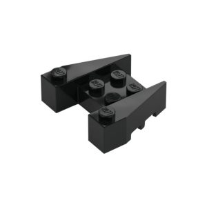 LEGO 50373 Wedge 3 x 4 Stud Notches (Black)