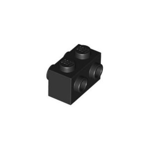 LEGO 52107 Brick Special 1 x 2 with Studs on 2 Sides (Black)