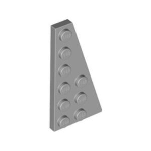 LEGO 54383 Wedge Plate 6 x 3 Right (Light Bluish Gray)