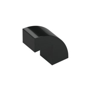 LEGO 5907 Brick Curved 1 x 2 x 1 2/3 with 1 Cutout (Black)