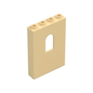 LEGO 60808 Panel 1 x 4 x 5 with Window (Tan)