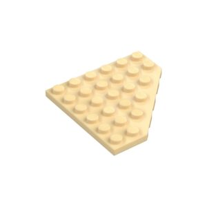 LEGO 6106 Wedge Plate 6 x 6 Corner (Tan) (2. El)