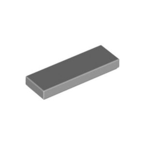 LEGO 63864 Tile 1 x 3 (Light Bluish Grey)