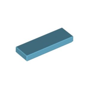 LEGO 63864 Tile 1 x 3 (Medium Azure)