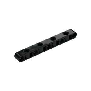 LEGO 6612 Beam 9 with Side Holes (Black)
